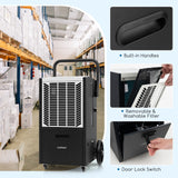 140 Pints Commercial Dehumidifier Crawl Space Dehumidifier with Pump and Drain Hose