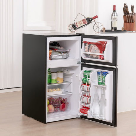 Refrigerador compacto de 3.2 pies cúbicos con 5 ajustes de temperatura
