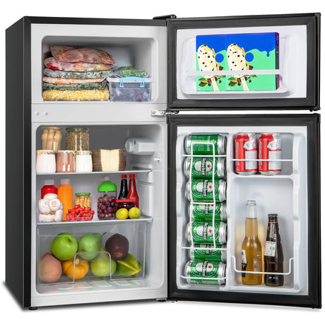 Refrigerador compacto de 3.2 pies cúbicos con 5 ajustes de temperatura