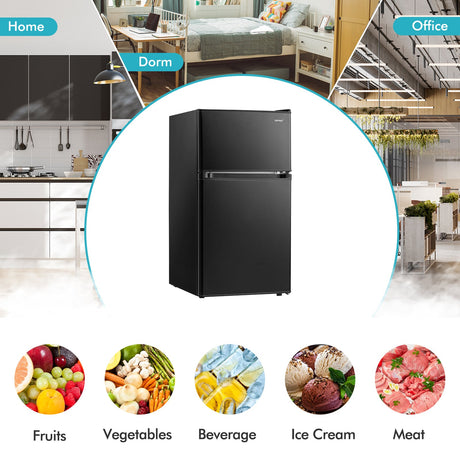 Refrigerador compacto de 3.2 pies cúbicos con 5 ajustes de temperatura