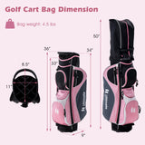 Juego completo de palos de golf para mujer diestra con cubierta para lluvia