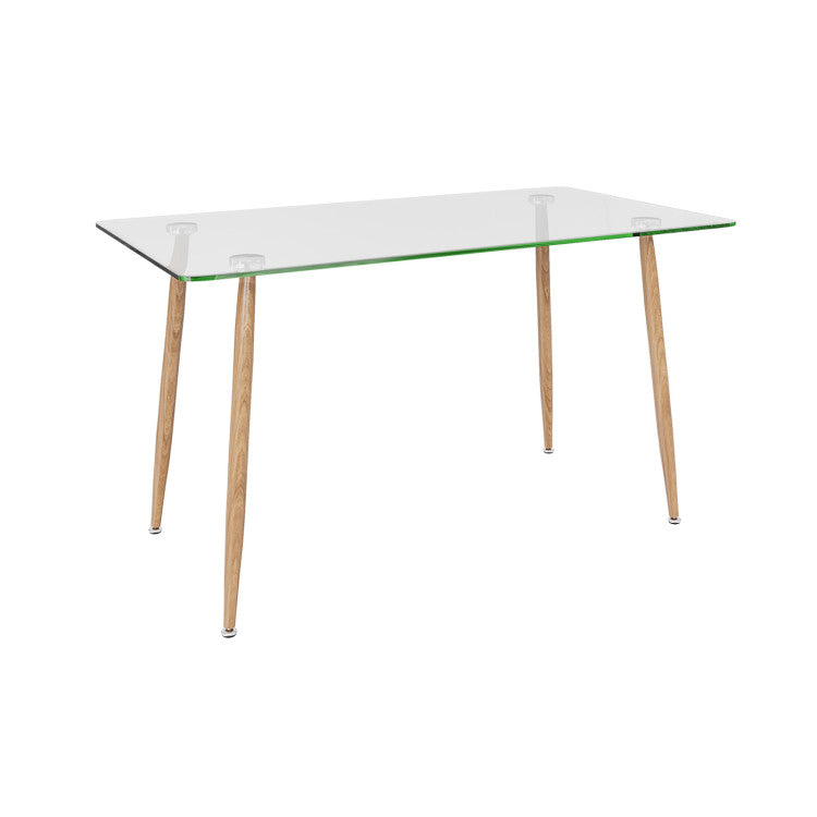 Juego de comedor moderno completo: paquete de mesa y 5 sillas de comedor - Elegante, cómodo y duradero