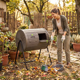 Compost Tumbler 37.5 Gallon Large Outdoor Compost Bin