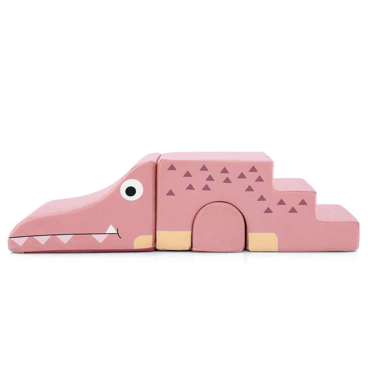 Sofá Cama Convertible para Niños con Fundas de Terciopelo Removibles