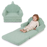 Sofá Infantil Convertible 2 en 1 Silla Plegable para Niños Pequeños