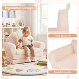 Sofá Infantil Convertible 2 en 1 Silla Plegable para Niños Pequeños