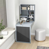 Mesa plegable de pared con pizarra