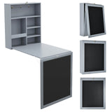 Mesa plegable de pared con pizarra