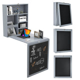 Mesa plegable de pared con pizarra