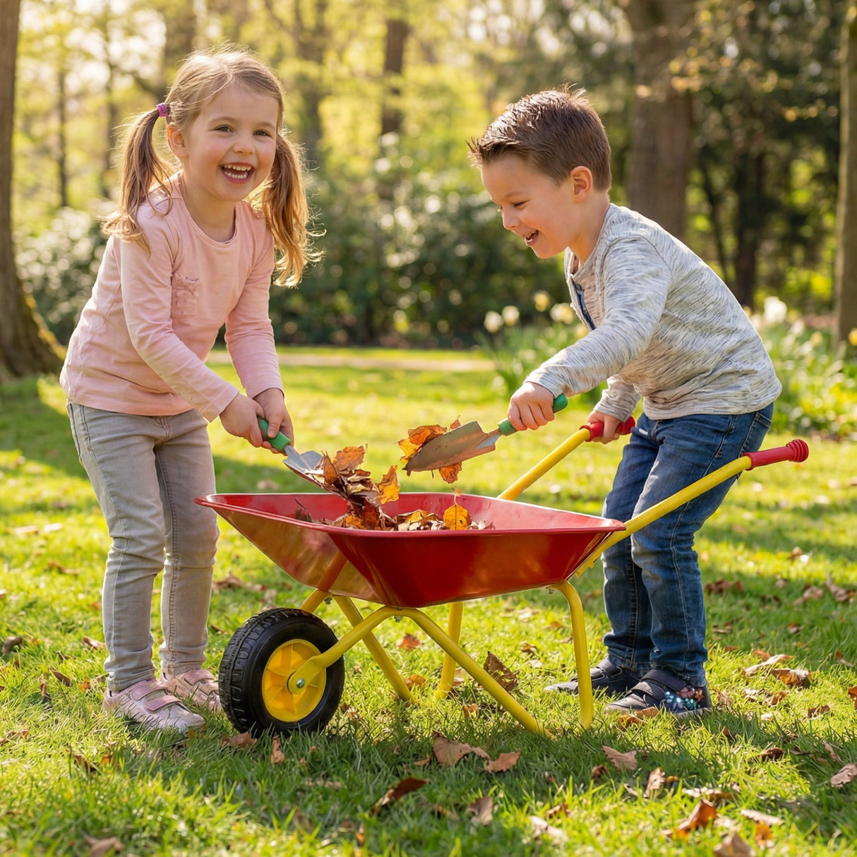 Carretilla Costzon para niños con ruedas todo terreno - Rojo