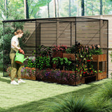 Jaulas de cultivo con 6 estacas para plantas de jardín