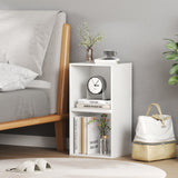Cube Storage Organizer Stackable Open Book Shelf Wooden Display Shelving Unit