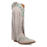 Botas vaqueras de mujer Dingo Tequila Sunrise de piel de ante
