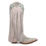 Botas vaqueras de mujer Dingo Tequila Sunrise de piel de ante