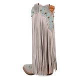 Botas vaqueras de mujer Dingo Tequila Sunrise de piel de ante