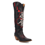 Dingo King of Clubs - Botas vaqueras de cuero para mujer