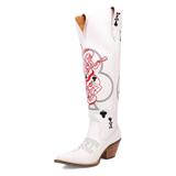Dingo King of Clubs - Botas vaqueras de cuero para mujer