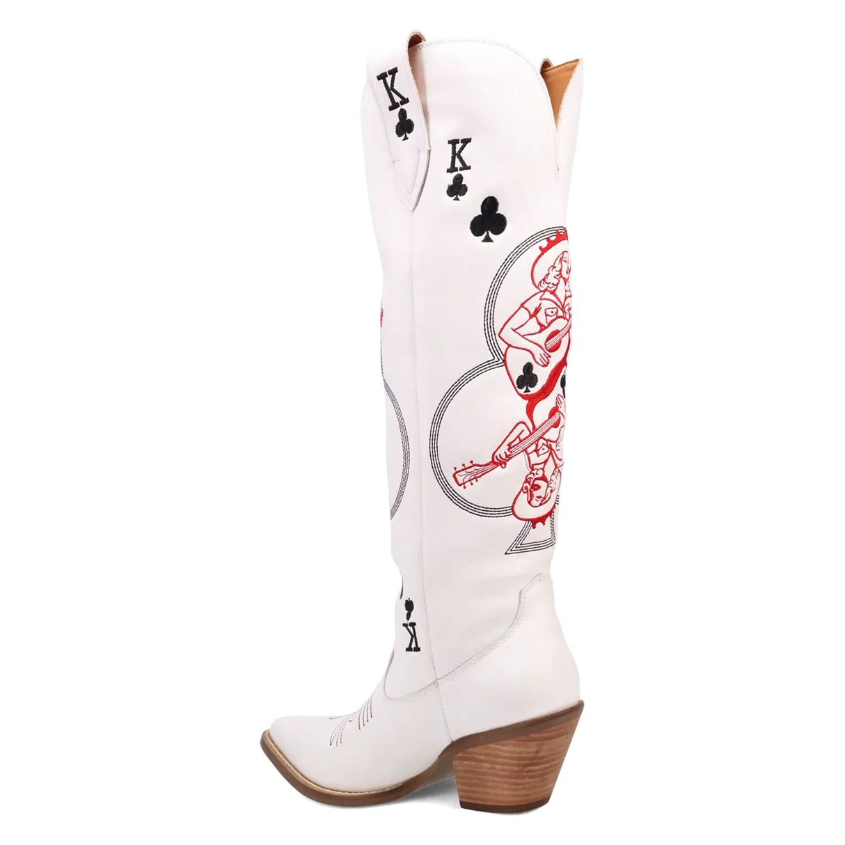 Dingo King of Clubs - Botas vaqueras de cuero para mujer
