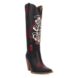 Botas de vaquera de cuero Dingo Ace of Spades para mujer