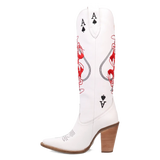 Botas de vaquera de cuero Dingo Ace of Spades para mujer