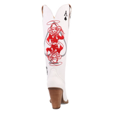 Botas de vaquera de cuero Dingo Ace of Spades para mujer