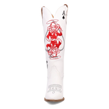 Botas de vaquera de cuero Dingo Ace of Spades para mujer