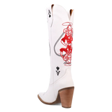 Botas de vaquera de cuero Dingo Ace of Spades para mujer
