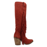 Dingo Twister - Women's Suede Leather Cowgirl Boots