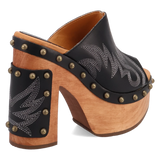 Dingo Free Spirit - Sandalias de madera para mujer