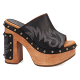 Dingo Free Spirit - Sandalias de madera para mujer