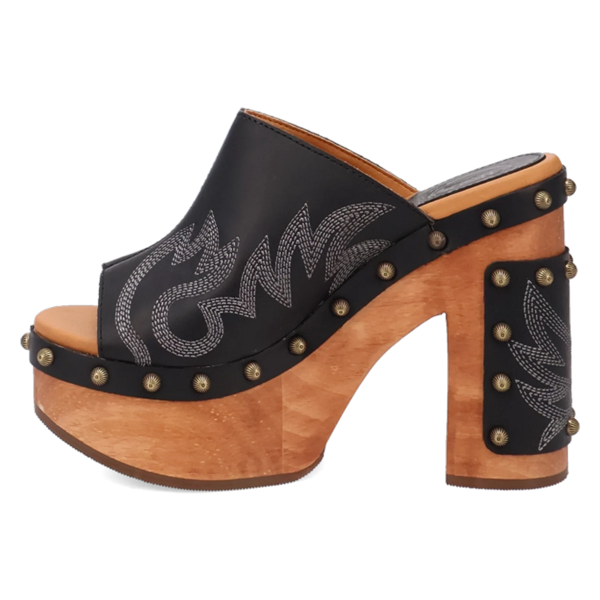 Dingo Free Spirit - Sandalias de madera para mujer