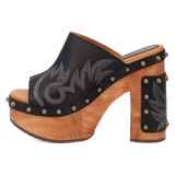 Dingo Free Spirit - Sandalias de madera para mujer