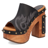 Dingo Free Spirit - Sandalias de madera para mujer
