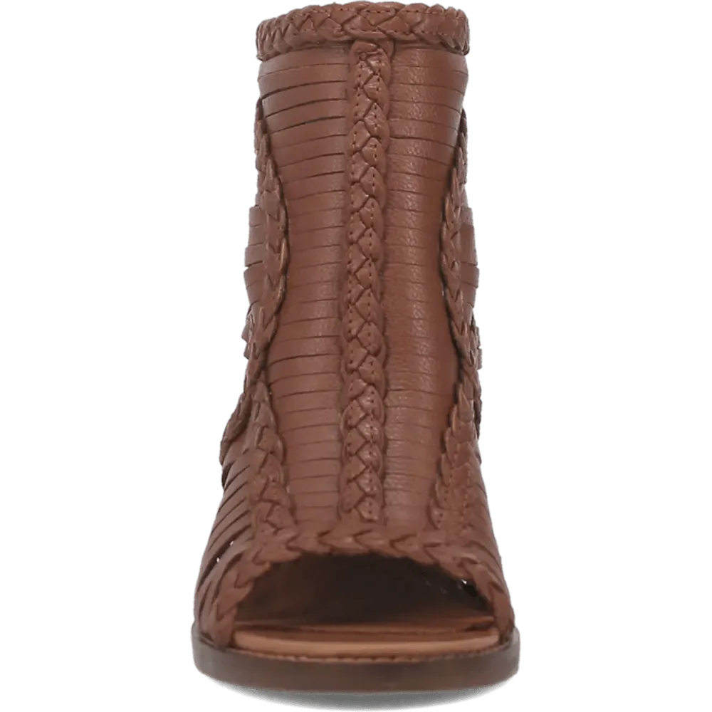 Dingo Jeezy - Bota vaquera de cuero para mujer (liquidación)