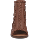 Dingo Jeezy - Bota vaquera de cuero para mujer (liquidación)