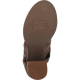 Dingo Jeezy - Bota vaquera de cuero para mujer (liquidación)