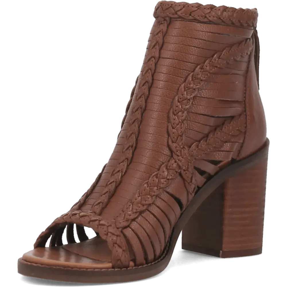 Dingo Jeezy - Bota vaquera de cuero para mujer (liquidación)