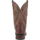 Dan Post Alamosa (Chocolate/Brown) - Men's Ostrich Skin Leather Cowboy Boots