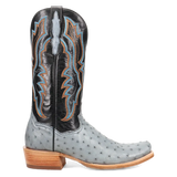 Botas vaqueras de avestruz de pluma completa Dan Post Brady para hombre