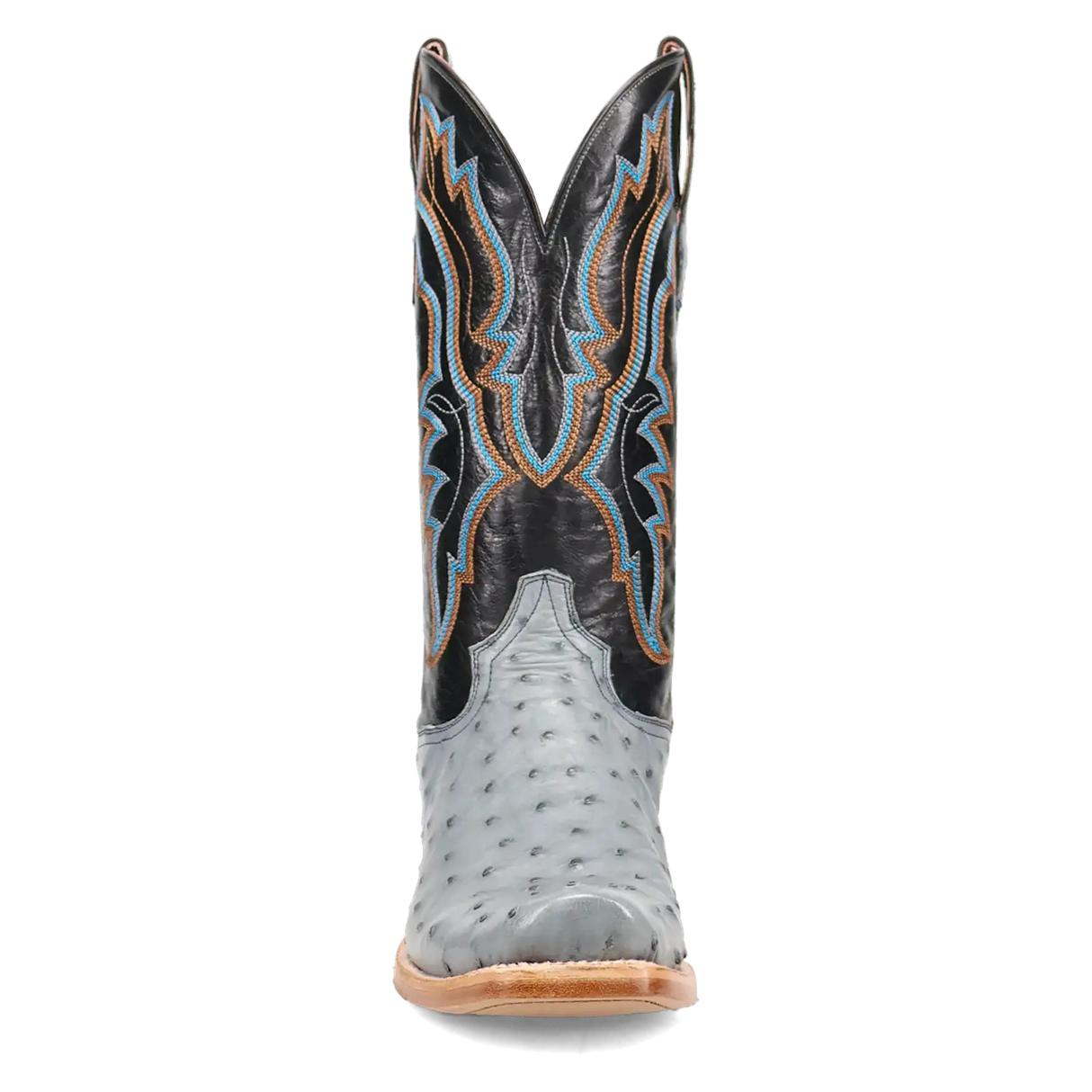 Botas vaqueras de avestruz de pluma completa Dan Post Brady para hombre