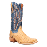Botas vaqueras de avestruz de pluma completa Dan Post Brady para hombre