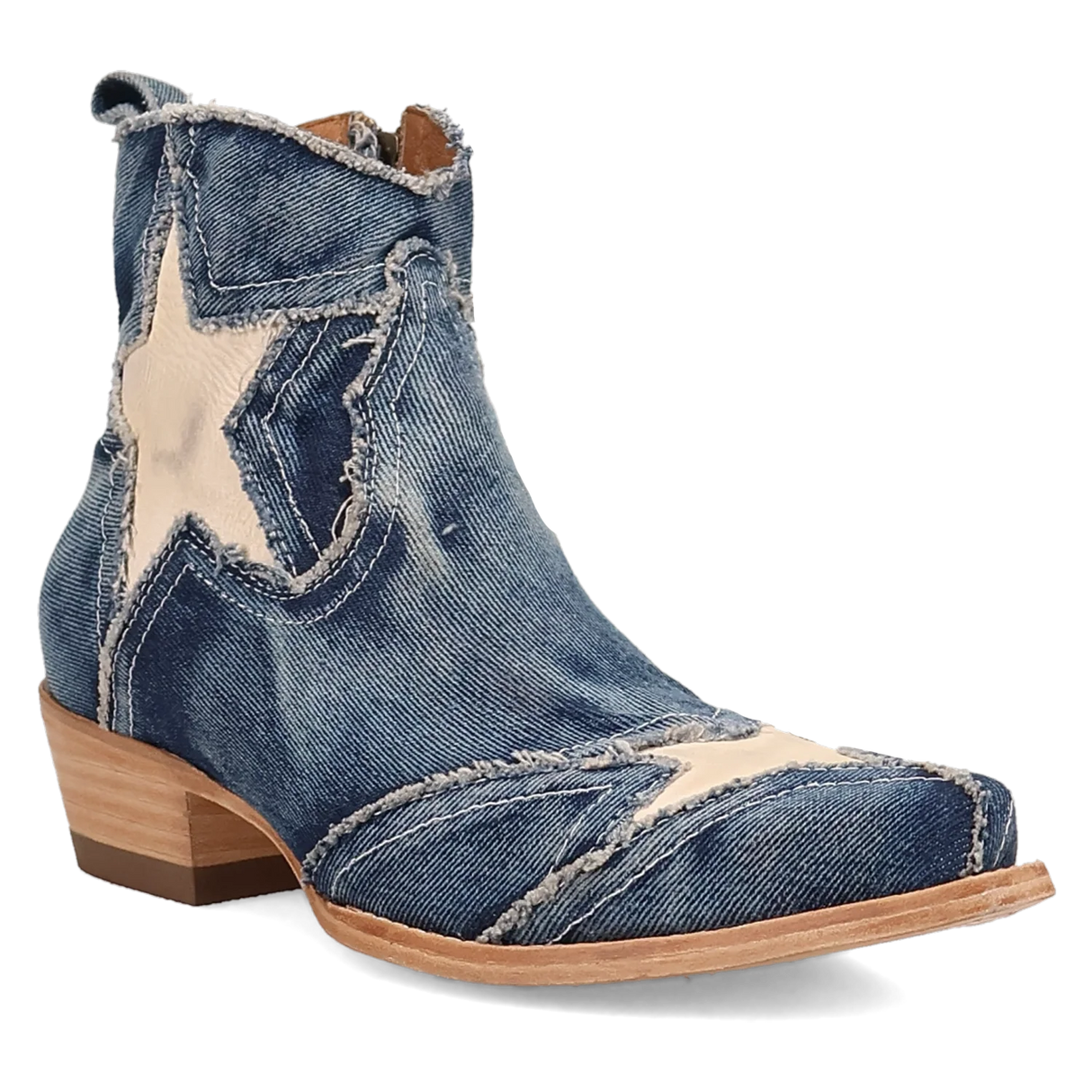 Dan Post Stardust - Botines vaqueros de mezclilla para mujer