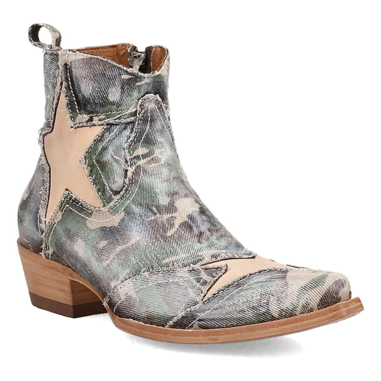 Dan Post Stardust - Botines vaqueros de mezclilla para mujer