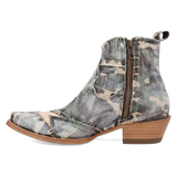 Dan Post Stardust - Botines vaqueros de mezclilla para mujer