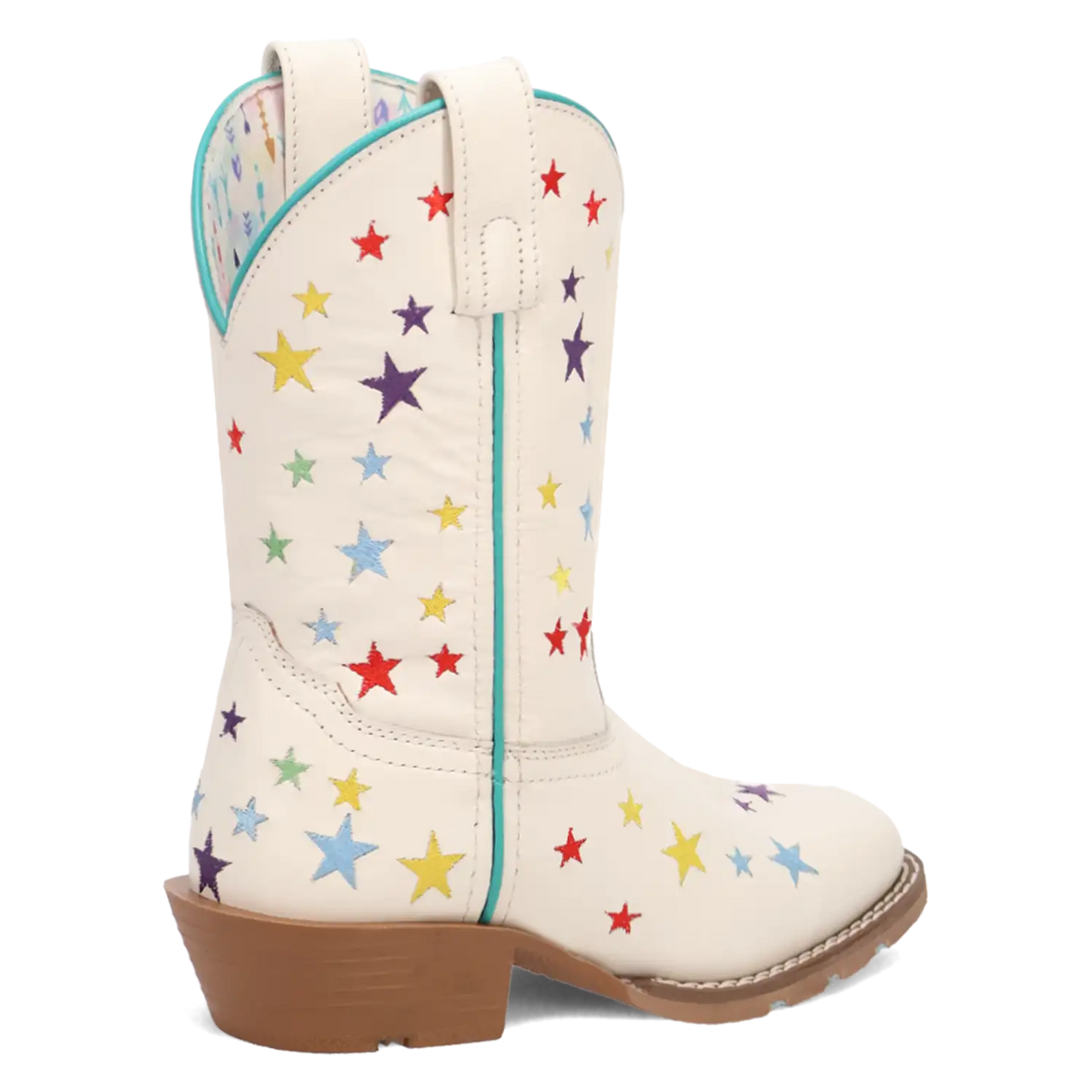 Dan Post Starlett - Botas de vaquera de cuero para niña pequeña / niña grande