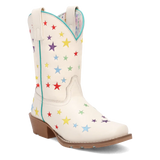 Dan Post Starlett - Botas de vaquera de cuero para niña pequeña / niña grande