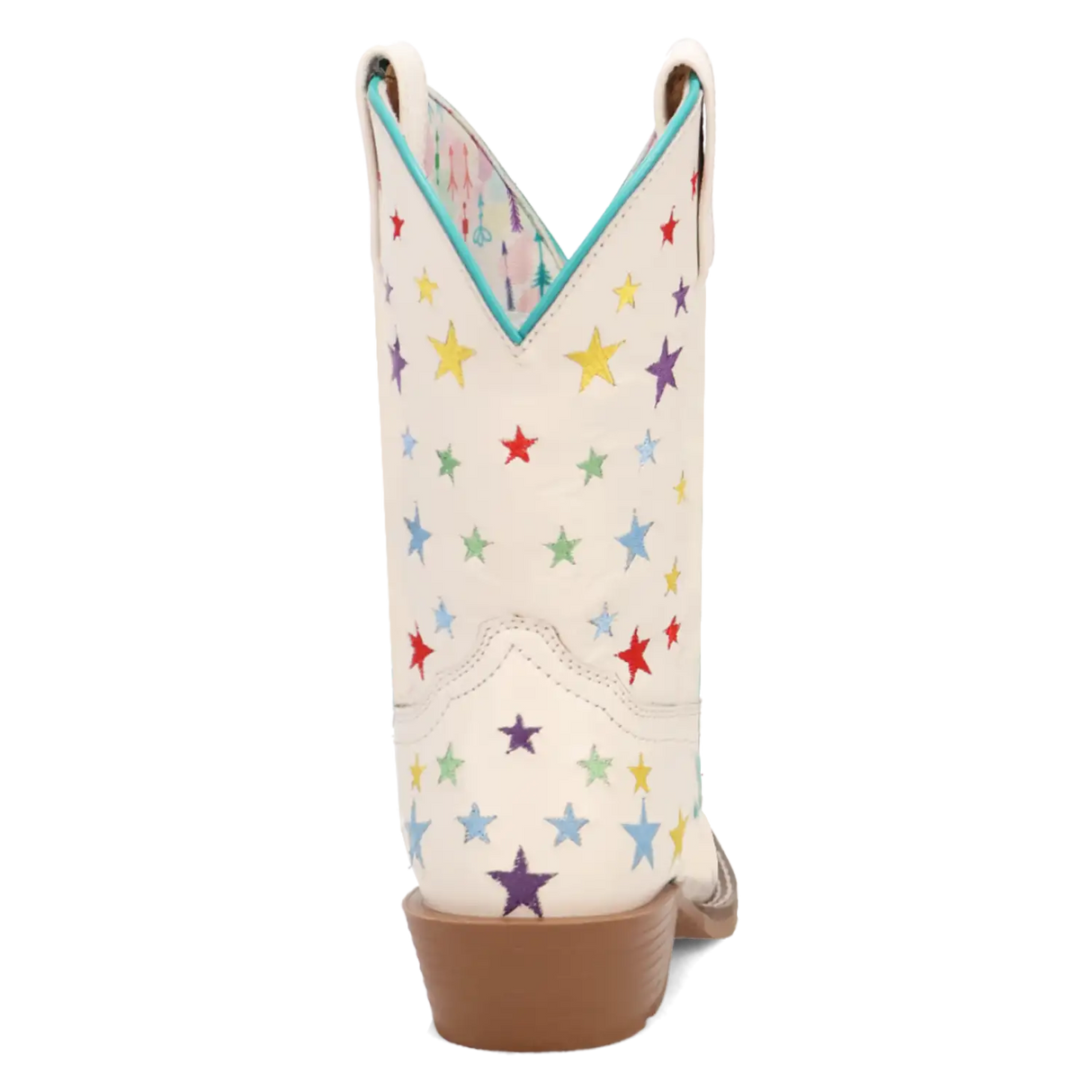 Dan Post Starlett - Botas de vaquera de cuero para niña pequeña / niña grande
