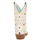 Dan Post Starlett - Botas de vaquera de cuero para niña pequeña / niña grande