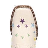 Dan Post Starlett - Botas de vaquera de cuero para niña pequeña / niña grande