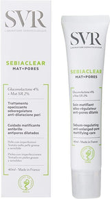 SVR Sebiaclear Mat Pores: Oil Control Matte Moisturizing Cream | Pore Minimizing, Anti-Shine Salicylic Acid & Niacinamide Cream for Oily Skin